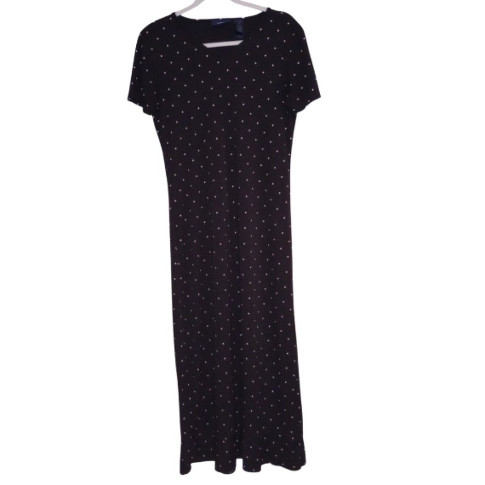 Crazy Horse Liz Claiborne Polka Dot Dress Size Medium